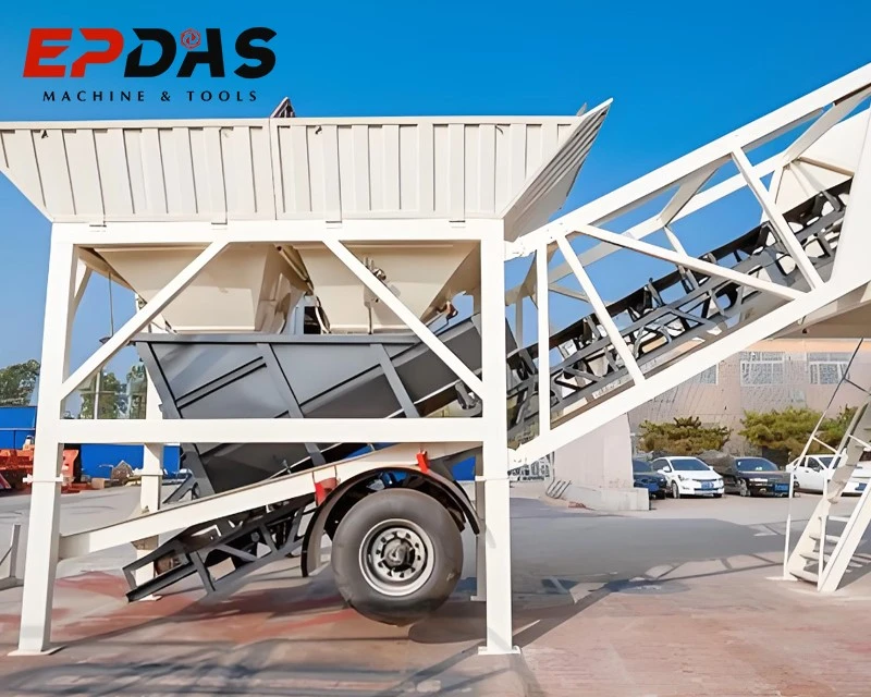 Towed Mobile Concrete Plant Towed Mobile Concrete Plant